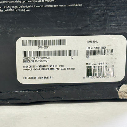 Microsoft Xbox One 500GB Console Gaming System Only Black 1540