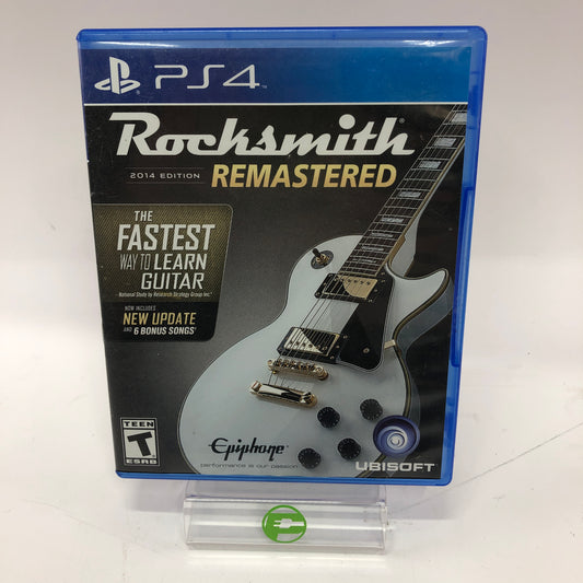 Rocksmith 2014 Edition Remastered (Sony PlayStation 4 PS4, 2016) w Original Box