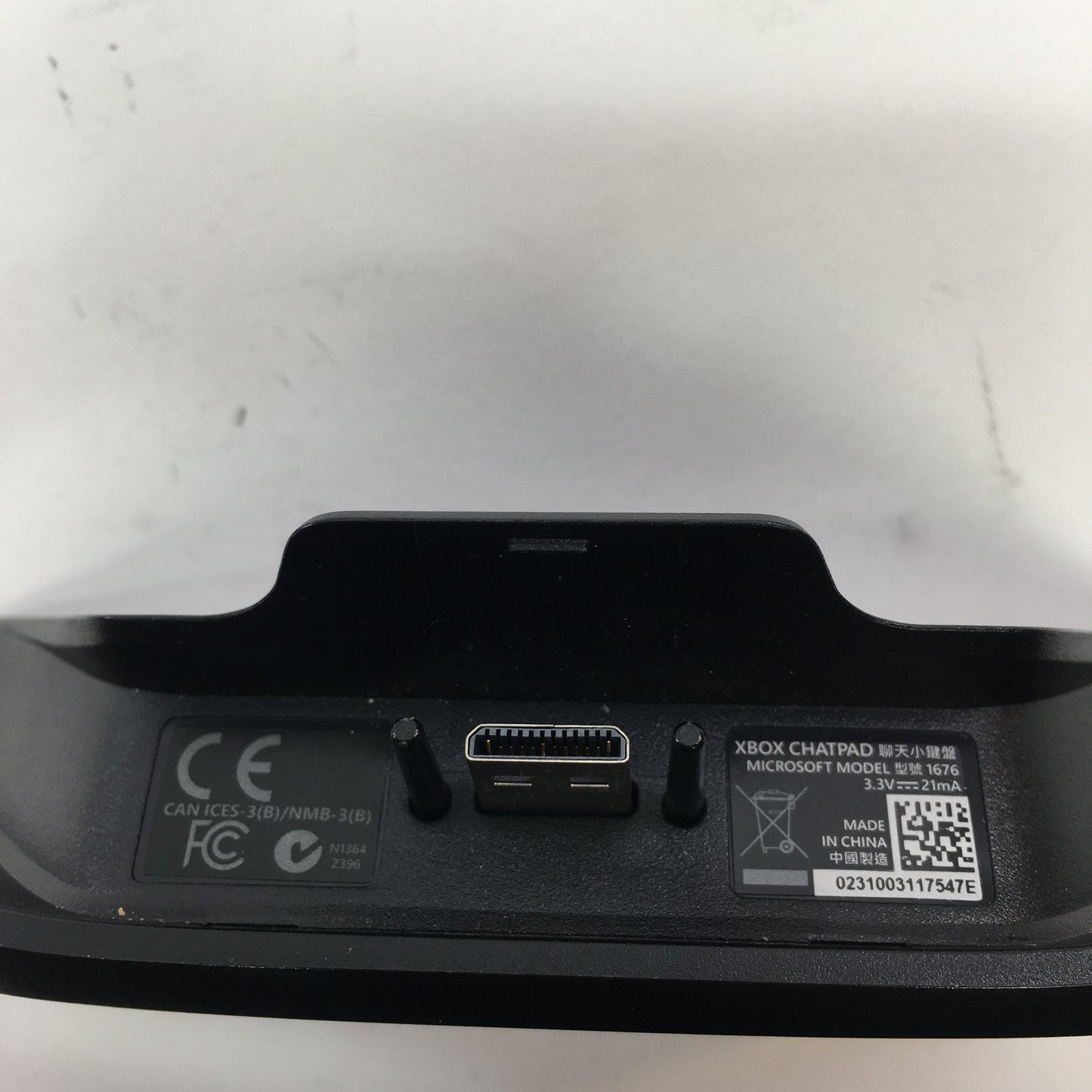 Microsoft Xbox Chatpad Black 1676 For Original Xbox