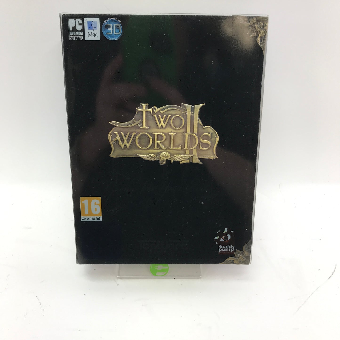Two Worlds [Collector's Edition] (PC, 1999) w/ Double Sided Map and Pin