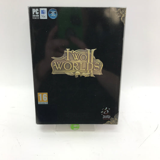 Two Worlds [Collector's Edition] (PC, 1999) w/ Double Sided Map and Pin
