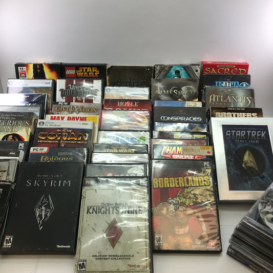Lot of 50 PC Games [Age of Empires III, Max Payne 2, Agatha Christie and More]