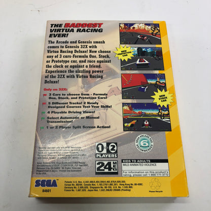 Virtua Racing Deluxe (Sega 32X, 1994) Complete in Original Box, CIB