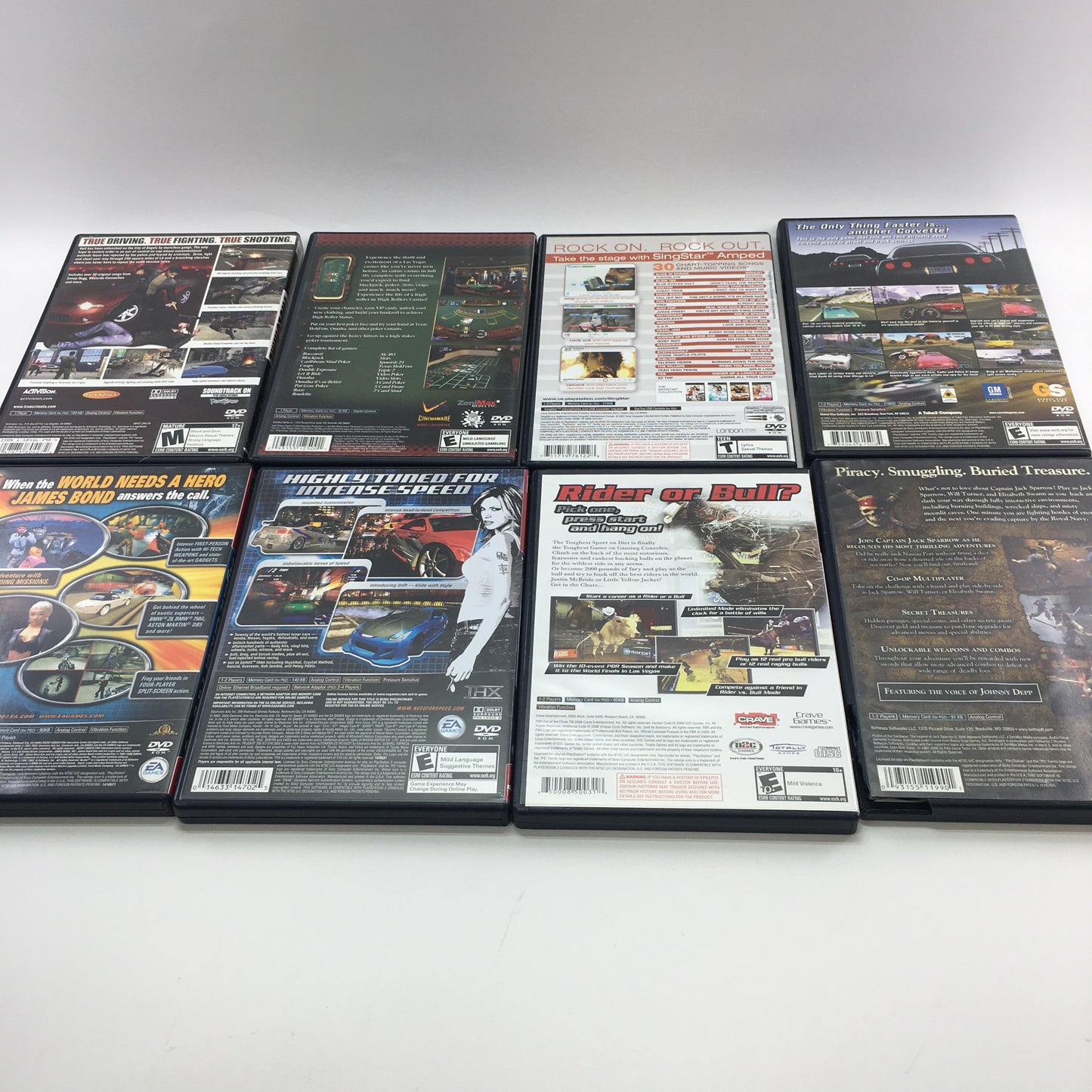 Lot of 79 Sony PlayStation 2 PS2 Games [Call of Duty, Kingdom Hearts and More]