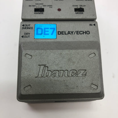 Ibanez DE7 Delay/Echo Pedal Guitar Effects Pedal