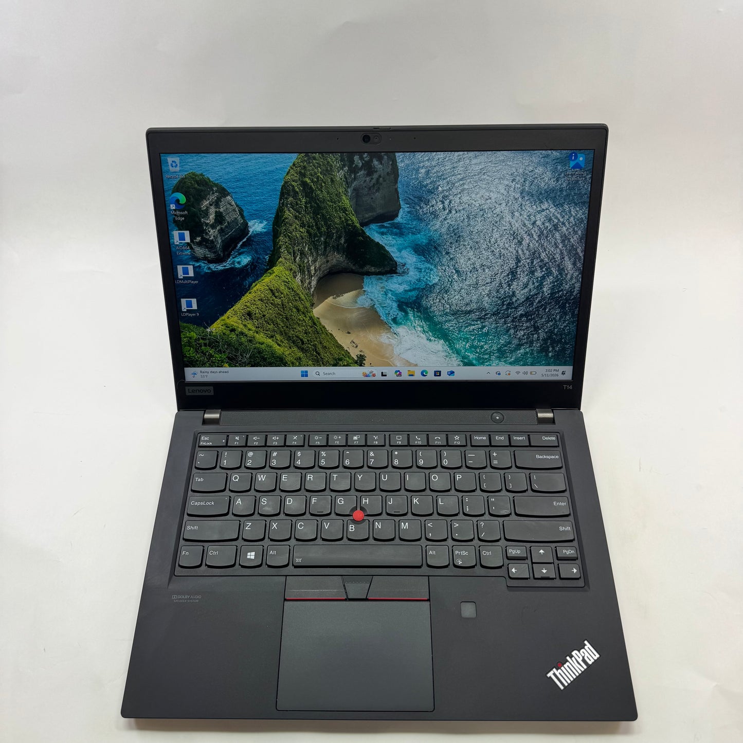 Lenovo ThinkPad T14 Gen 1 14" i5-10310U 2.2GHz 16GB RAM 500GB SSD