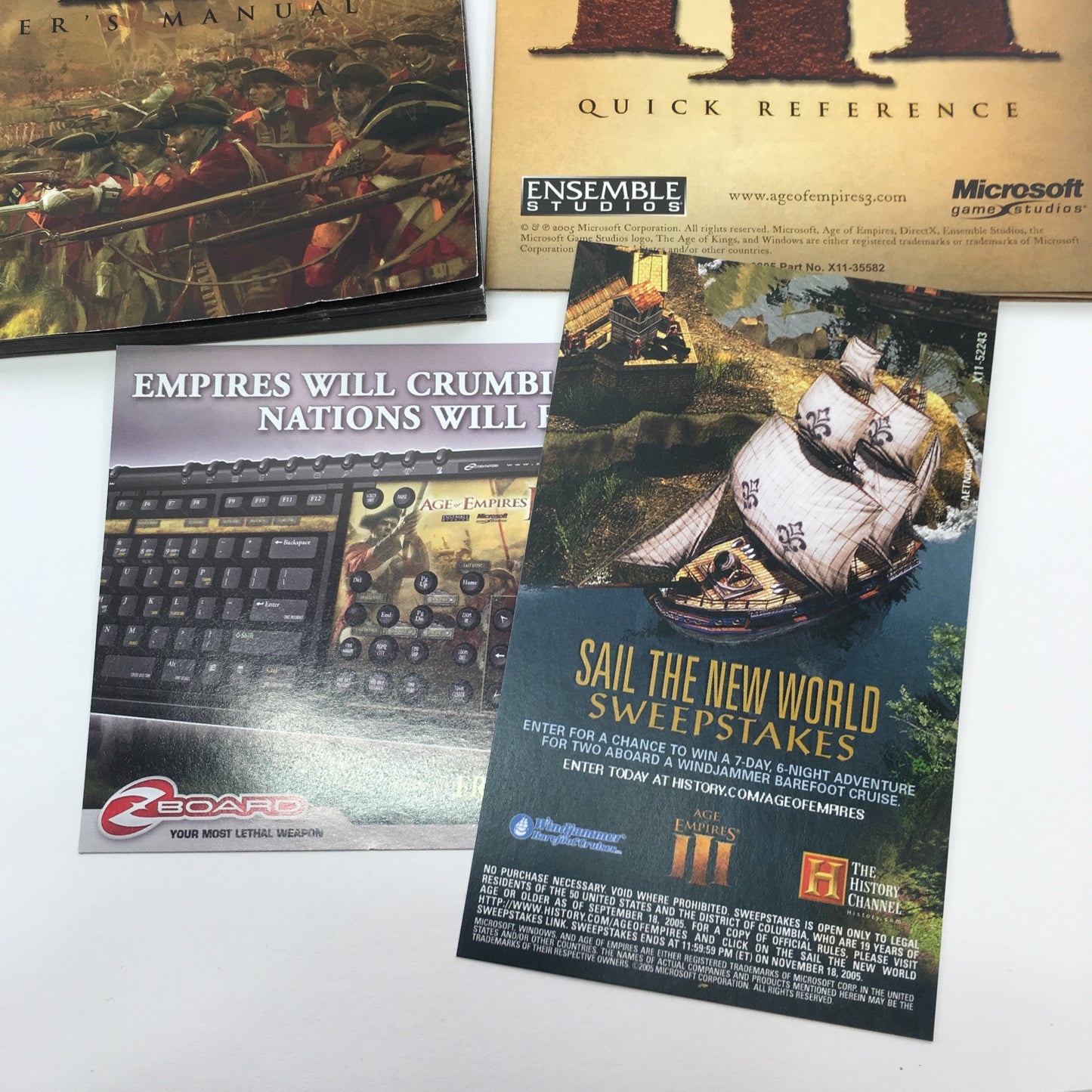 Age of Empires III (PC, 2005) Complete In Box w Manual CIB