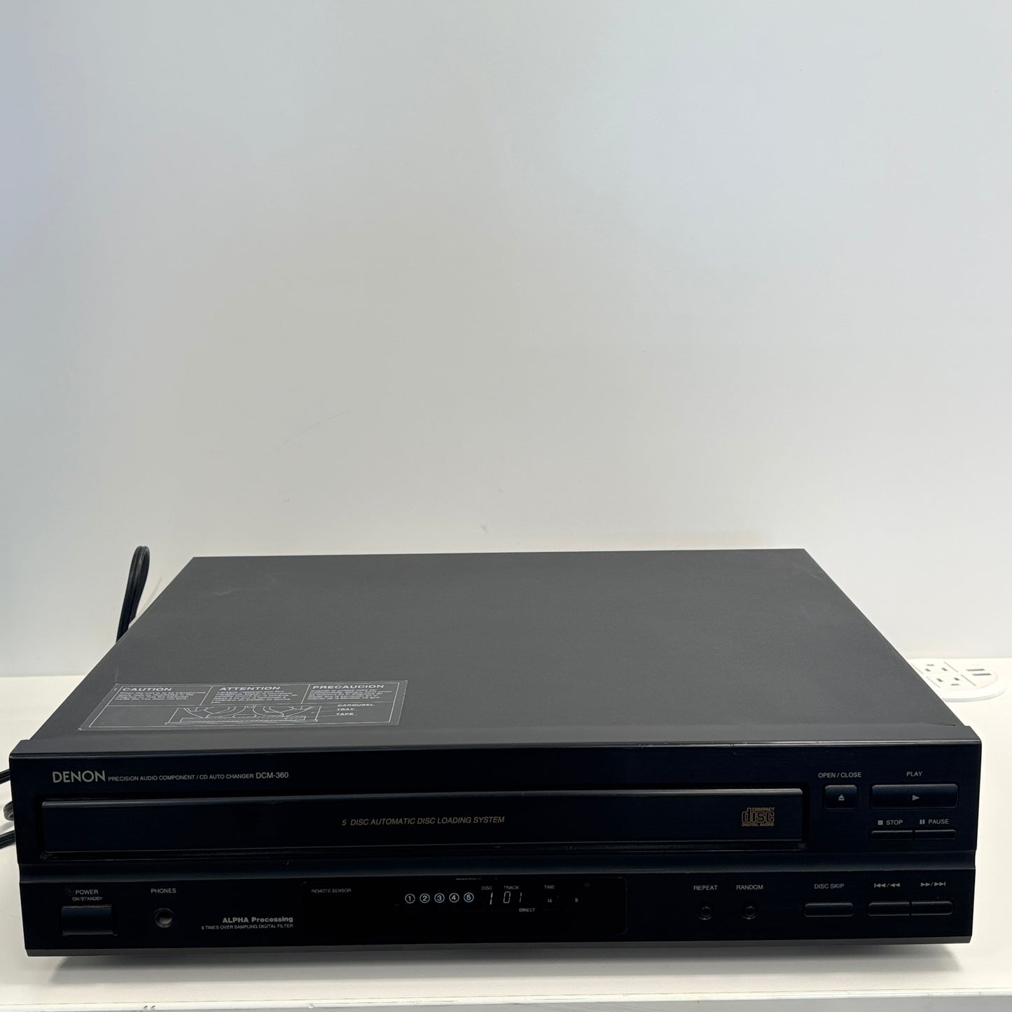 Denon DCM-360 5 Disc Changer