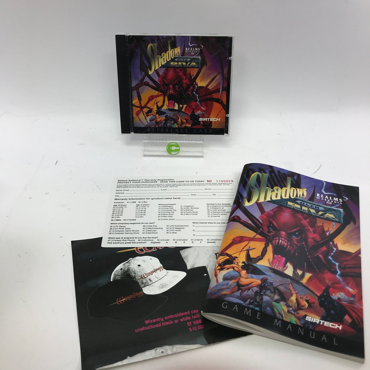 Realms of Arkania III: Shadows over Riva (PC, 1997) in Original Big Box w Manual