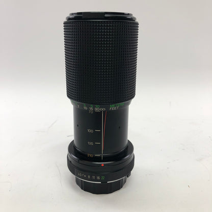 Vivitar 70-210mm f/4.5 70-210mm f/4.5, Pentax K Mount Macro Focusing Lens w/Caps