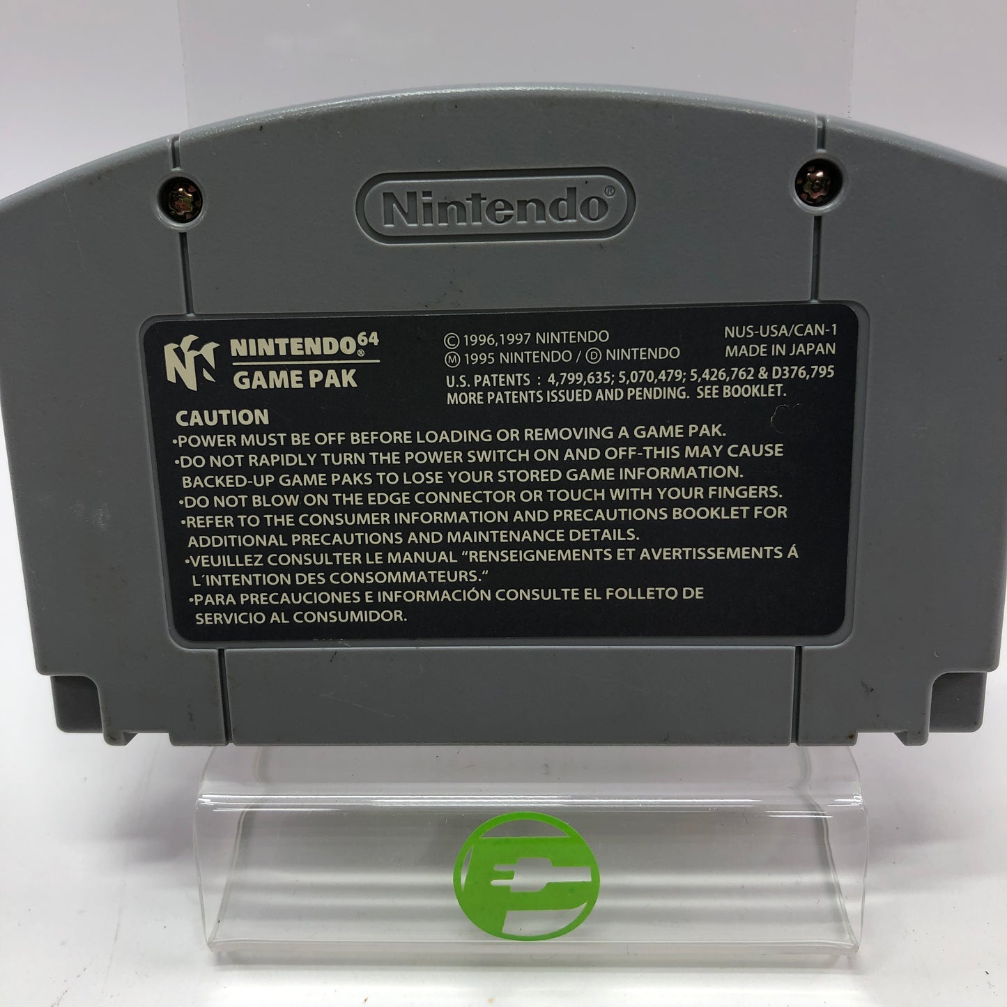 Resident Evil 2 (Nintendo 64 N64, 1999) Cartridge Only
