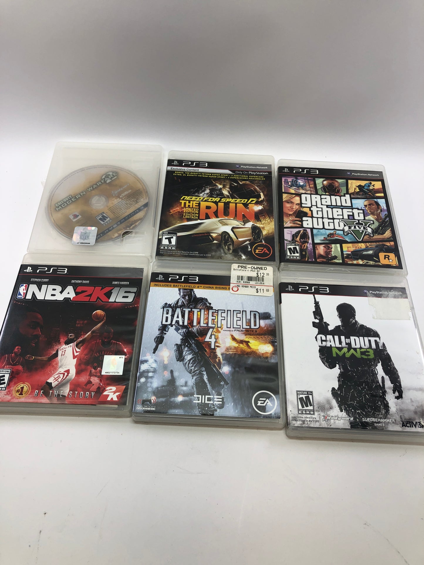 Lot of 33 Sony PlayStation 3 PS3 Games [Rock Band, GTA, Madden and More]