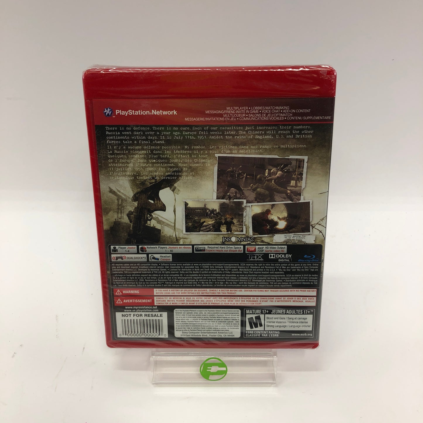 New Resistance Fall of Man [Greatest Hits] (Sony PlayStation 3 PS3, 2006) Sealed