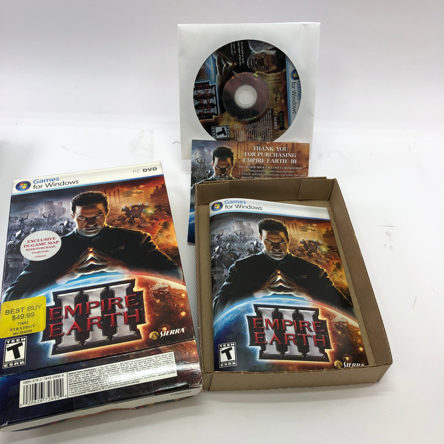 Empire Earth III (PC, 2007) Complete in Original Box w/ Manual, CIB
