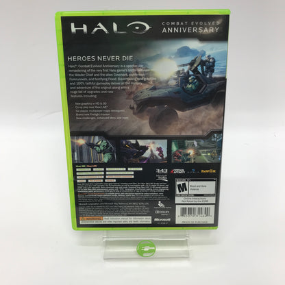 Halo: Combat Evolved Anniversary (Xbox 360, 2011) CIB With Sleeve, Tested