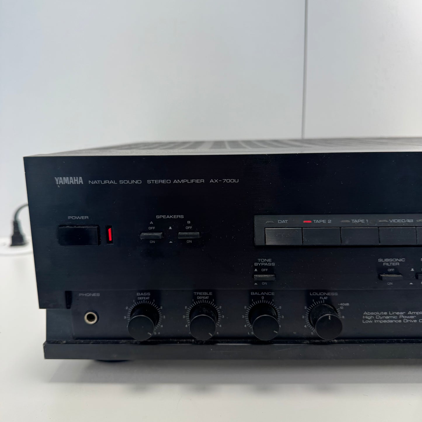 Yamaha AX-700U 110W 8-ohm 2 Channel Stereo Amp AMPG1US1BLK READ