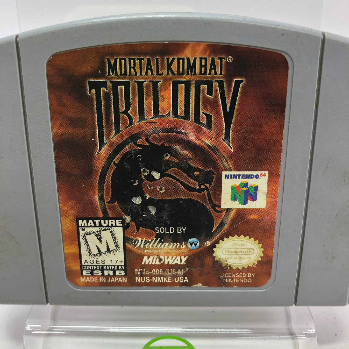 Mortal Kombat Trilogy (Nintendo 64 N64, 1996) Cartridge Only