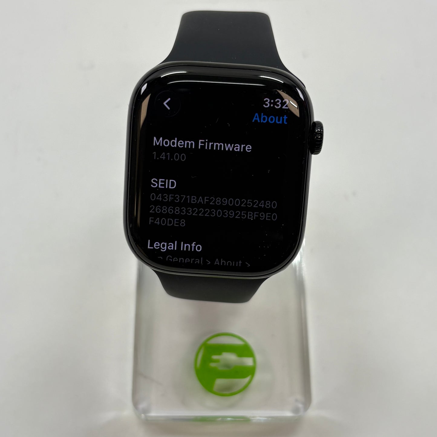 Unlocked Apple Watch Series 11 46MM Jet Black Aluminum Black SportBand MFC24LW/A