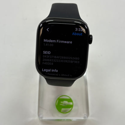 Unlocked Apple Watch Series 11 46MM Jet Black Aluminum Black SportBand MFC24LW/A