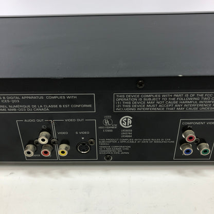 Yamaha DV-S5270 Natural Sound DVD/ Video CD/ CD Player w/ Remote