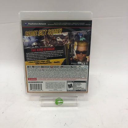 Duke Nukem Forever (Sony PlayStation 3 PS3, 2011) CIB w 3D Glasses