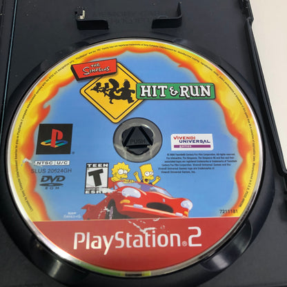 The Simpsons Hit and Run [Greatest Hits] (Sony PlayStation 2 PS2, 2003)No Manual