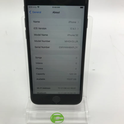 Broken Apple iPhone Se MHGH3LL/A Parts Only READ