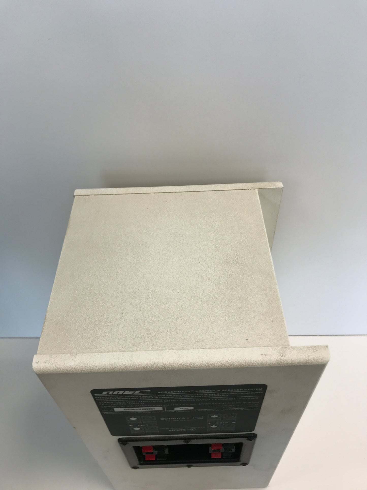 BOSE Acoustimass 3 Series III Speaker System Subwoofer Only WHITE