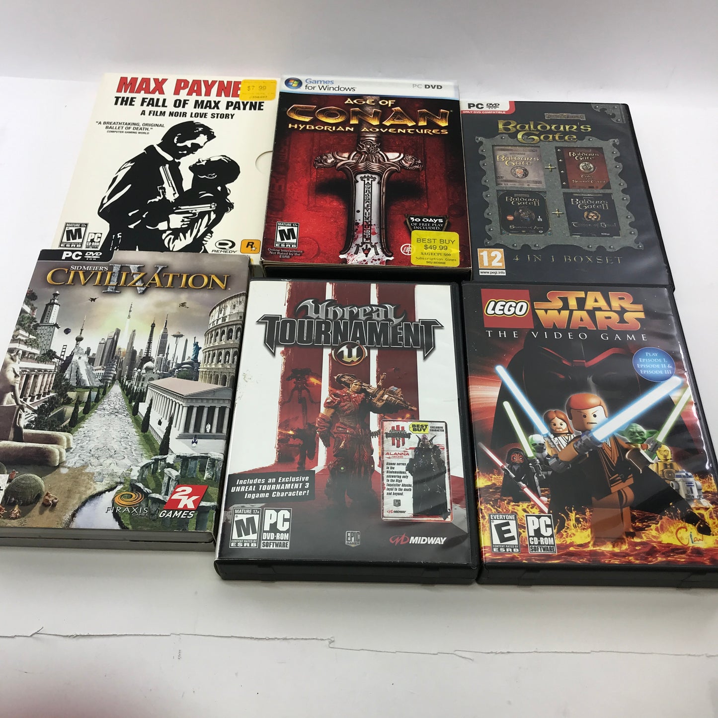 Lot of 50 PC Games [Age of Empires III, Max Payne 2, Agatha Christie and More]