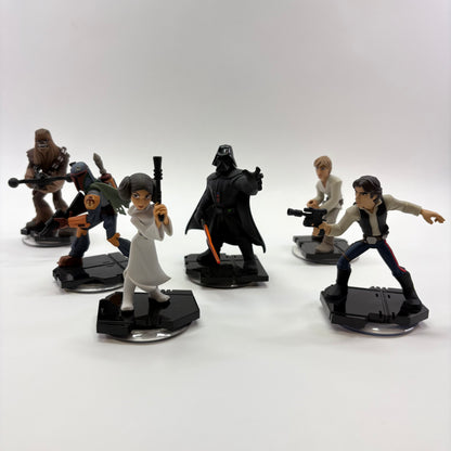 Lot of 6 Disney Infinity 3.0 Star Wars Trilogy Toy Figures INF