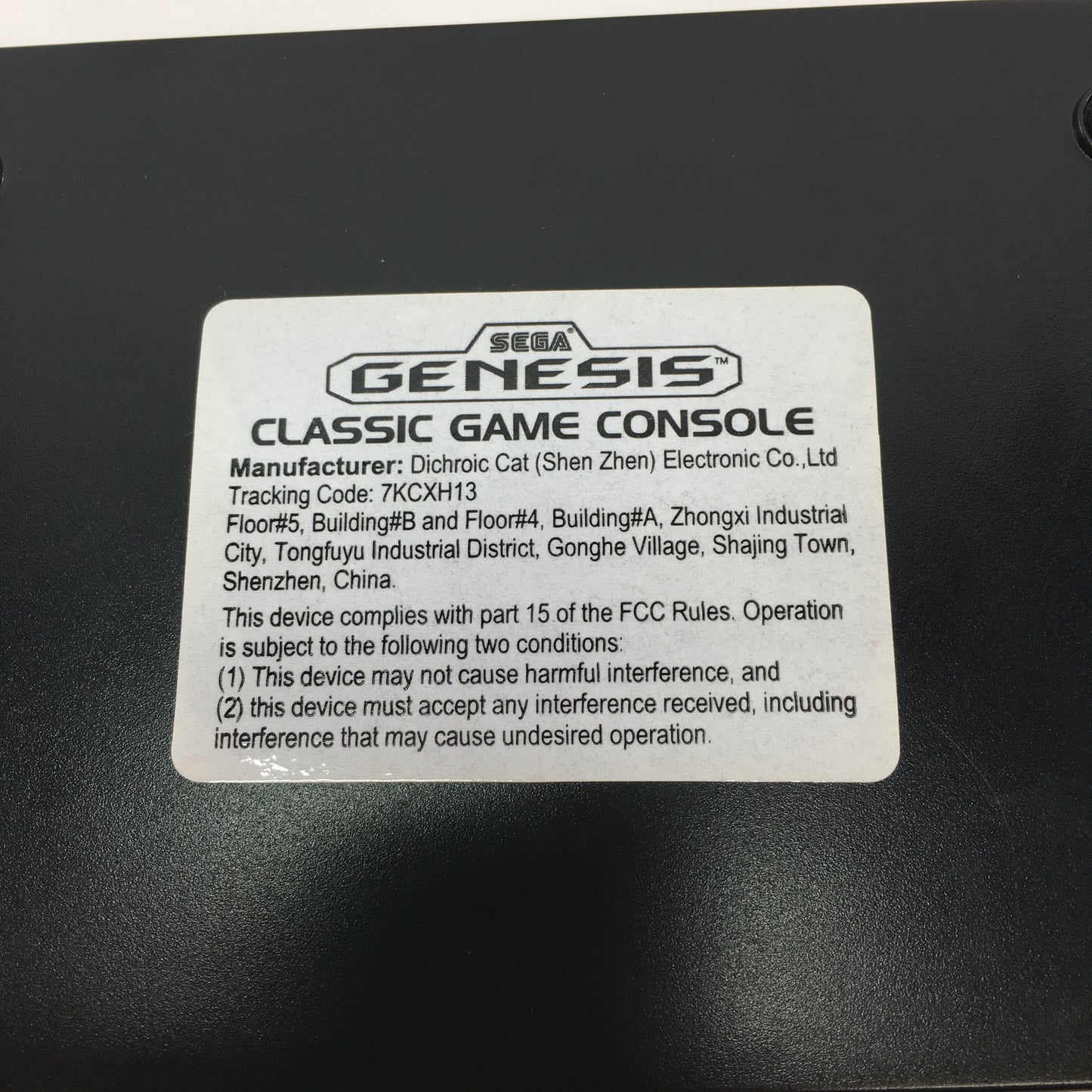 AtGames Sega Genisis Classic Game System w/ Two Controllers