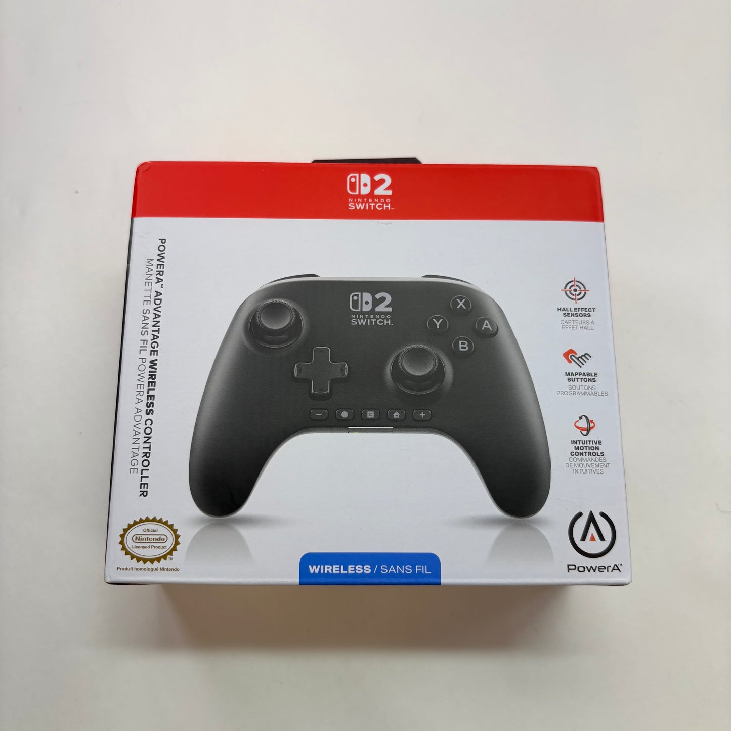 New Nintendo Power A Advantage wireless controller Controller NSGPAWL Black
