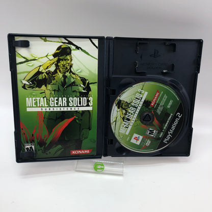 Metal Gear Solid 3 Subsistence (Sony PlayStation 2 PS2, 2006) CIB