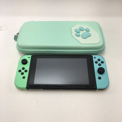 Nintendo Switch v1 Video Game Console HAC-001 Animal Crossing Edition w Box