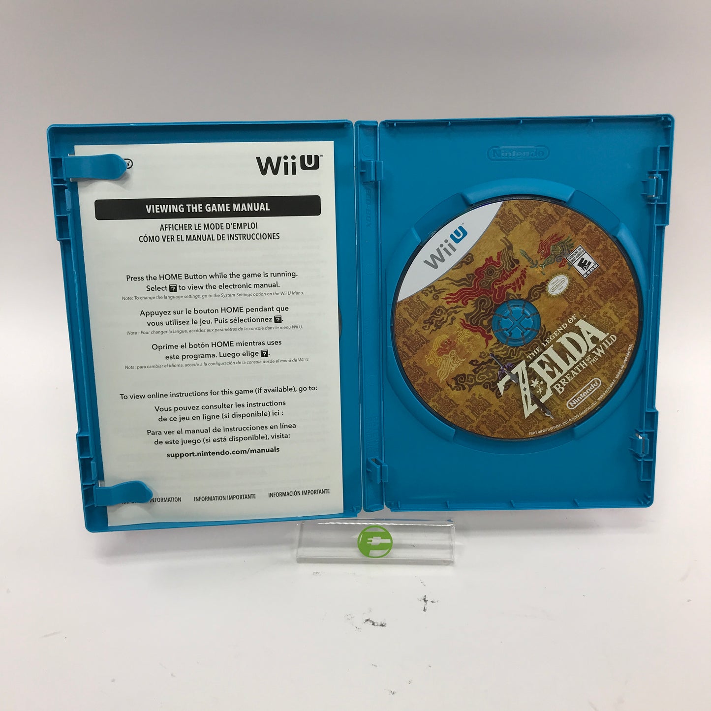 Zelda Breath of the Wild (Nintendo Wii U, 2017) Complete in Original Box, CIB