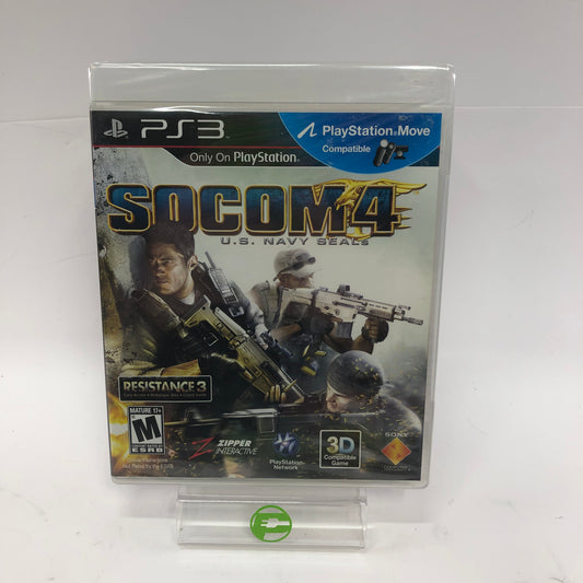 New SOCOM 4: US Navy SEALs (Sony PlayStation 3 PS3, 2011) Factory Sealed