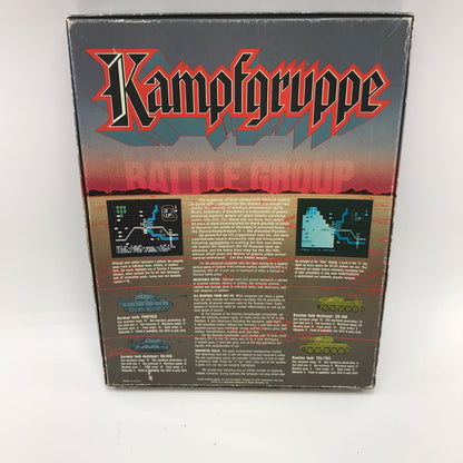 Kampfgruppe (PC, 1987) Complete in Original Box, Vintage 80's Strategy Game, CIB