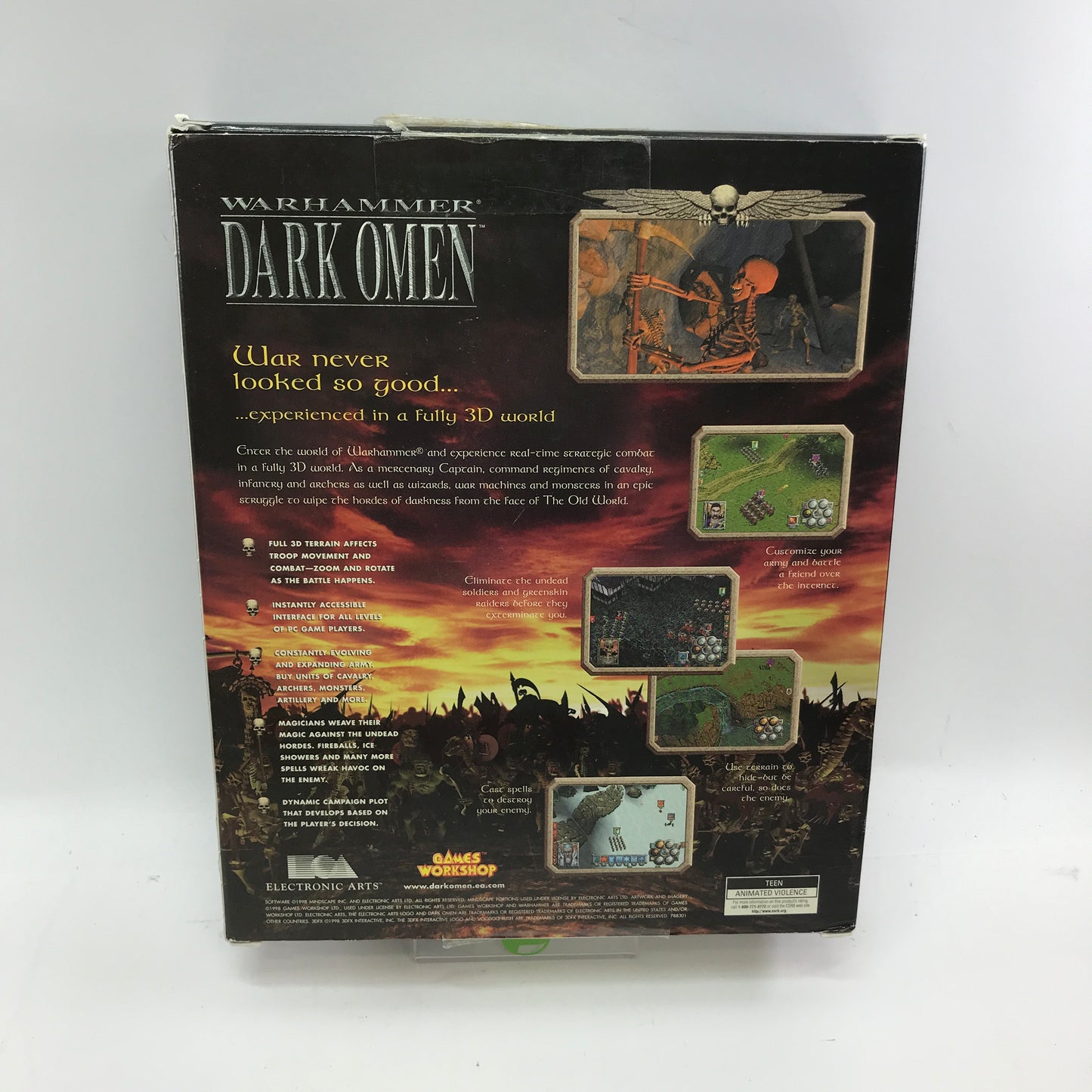 Warhammer: Dark Omen (PC, 1998) Complete in Original Big Box CIB