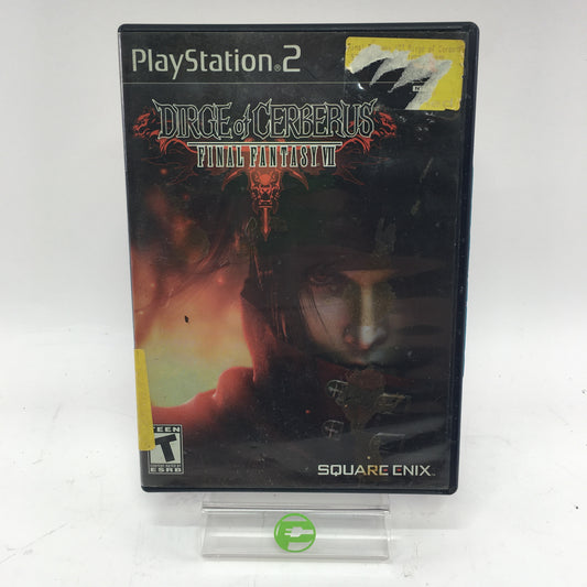 Final Fantasy VII Dirge of Cerberus (Sony PlayStation 2 PS2, 2006) CIB Tested
