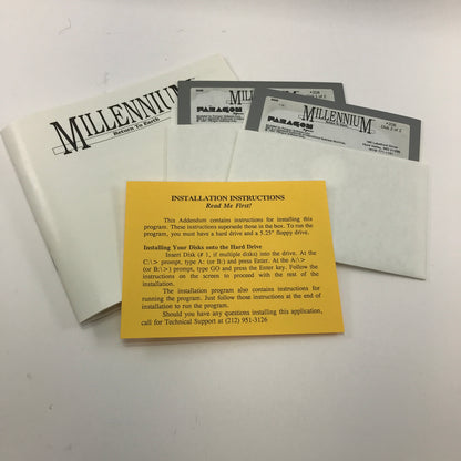 Millennium Return To Earth (PC, 1991) Complete in Original Box w/ Inserts, CIB