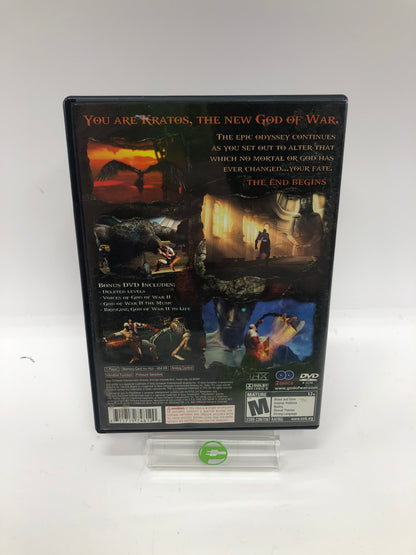 God of War 2 (Sony PlayStation 2 PS2, 2007) CIB w Manual and Bonus Disc