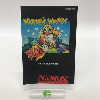 Wario's Woods (Super Nintendo SNES, 1991) Tested Works