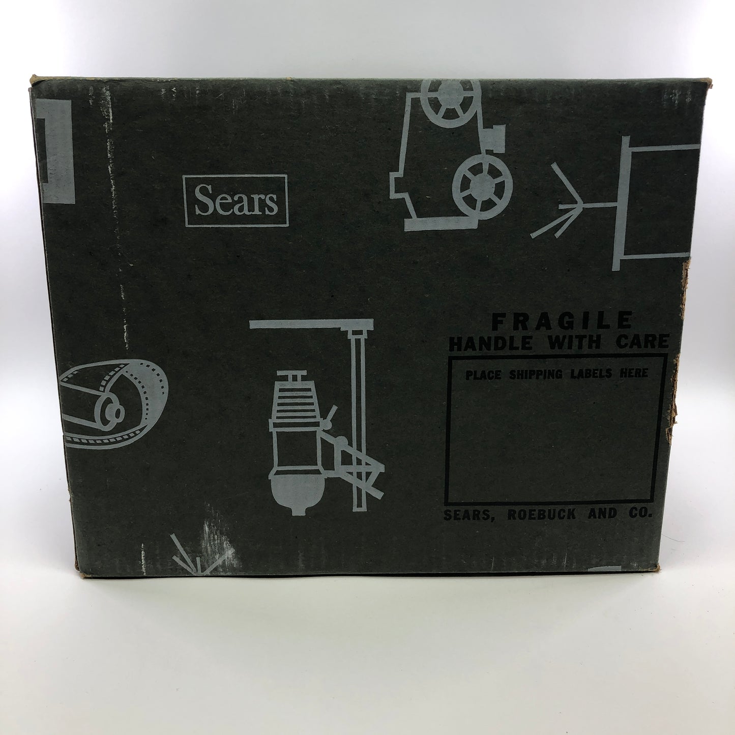 Sears 3 9390 8mm Viewer Editor w Empty Reel and Original Box