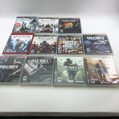 Lot of 57 Sony PlayStation 3 PS3 Games [Call of Duty, Grand Theft Auto and More]