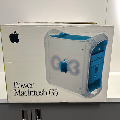 1998 Apple Power Macintosh G3 G3 300-MHz 64MB 6GB HDD Crystal Blue M5183 CIB