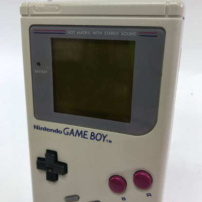 Nintendo Game Boy Handheld Game Console Only DMG-01 Gray w Magnifier Light
