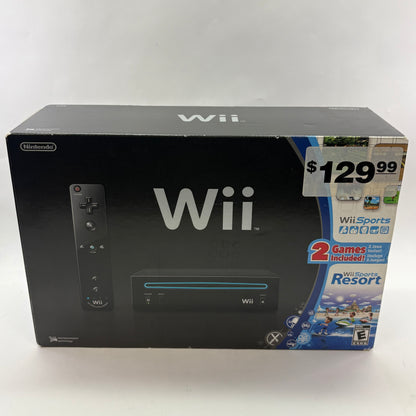 Nintendo Wii Console Gaming System RVL-001 Black
