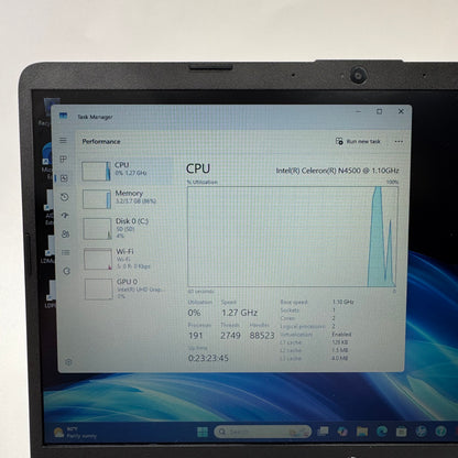 HP Laptop 14-DQ3000DX 14" Celeron N4500 1.1GHz 4GB RAM 64GB SSD