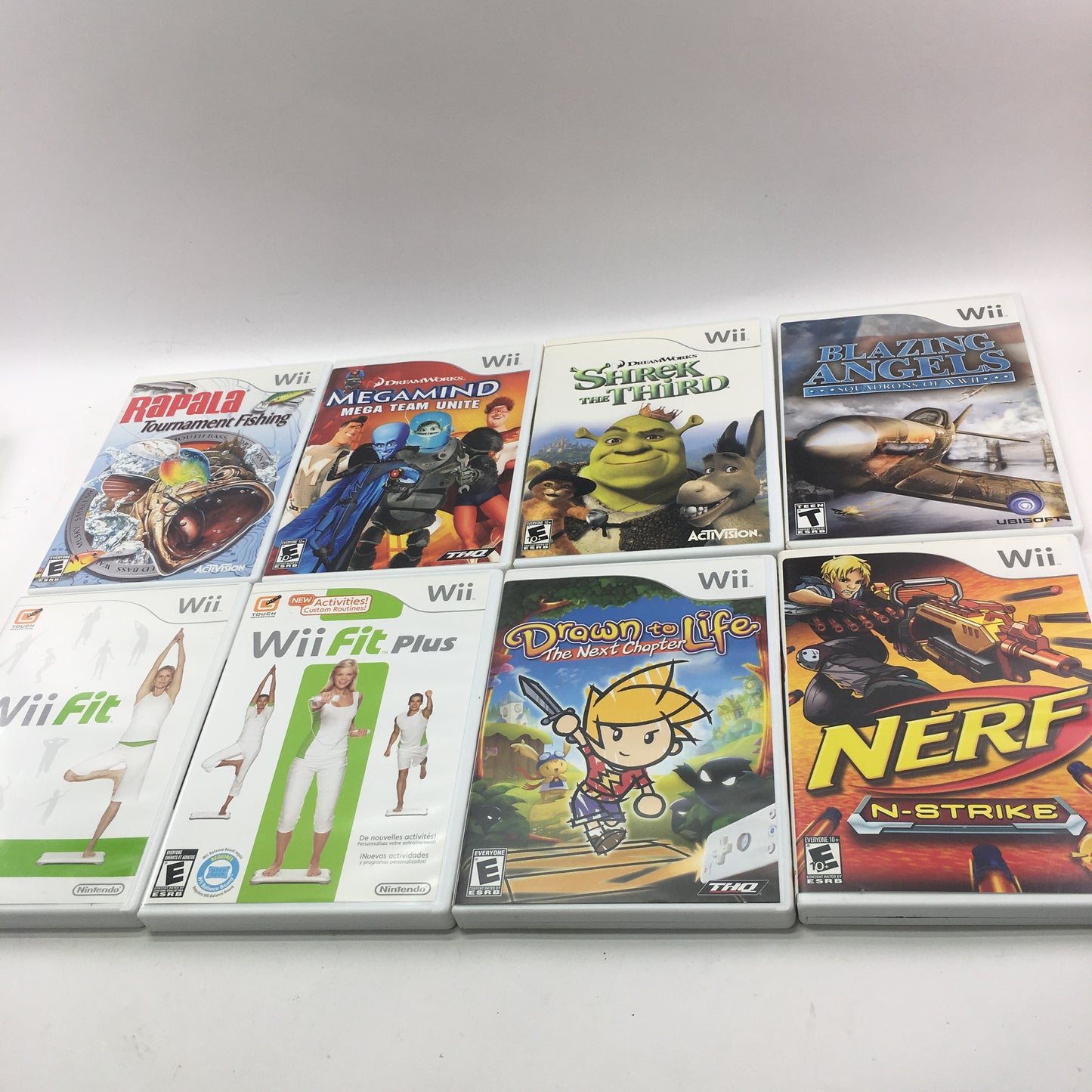 Lot of 55 Nintendo Wii Games [Mario Power Tennis, Donkey Kong, Just Dance, More]