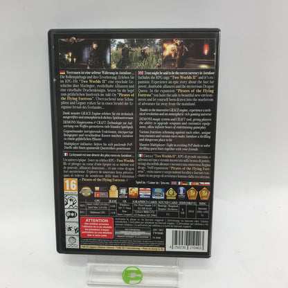 Two Worlds [Collector's Edition] (PC, 1999) w/ Double Sided Map and Pin